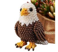 Kit DIY Animali con Perline 3D - Set Artistico Uccellini con Perline Fatti a Mano - Kit 3D Animale Fai Da Te | Per Decorazione Casa, Scrivania, Mensola, Ciondolo Zaino, Regali Feste, Corso Arte