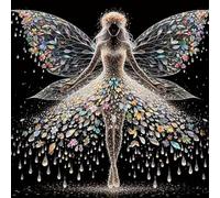 Kit DIY Diamond Painting 5D Angel,Kit DIY Arte a Diamante 5D, Pittura a Diamanti Completa per Adulti e Principianti,personalizzato Full Drill Diamond Art Painting,Decorazione Murale per Casa (30x30cm)