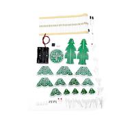 Kit DIY per Albero di Natale Stereo 3D LED Kit Circuito Flash LED Rosso/Verde/Giallo per L'Apprendimento Della Pratica di Saldatura Elettronica