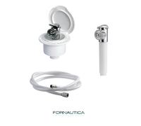 KIT DOCCETTA CON NICCHIA TUBO 4,0MT E DOCCIA A PULSANTE - CAMPER GOMMONE NAUTICA