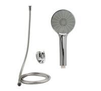 KIT DOCCETTA DOCCINO SOFFIONE BAGNO DOCCIA TONDA LACCIO 1,8 METRI STAFFA 69318