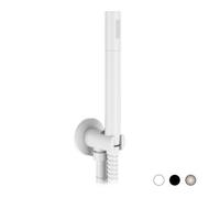 KIT DOCCETTA MINIMALE TONDA Bianco Opaco Doccette Duplex Doccia Kit