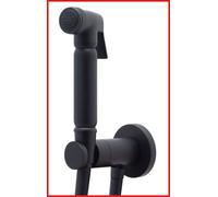 kit doccetta shut off nero per bidet set idroscopino wc water in ottone bagno