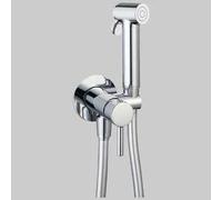 KIT DOCCETTA SHUT-OFF TONDA CON PRESA ACQUA - Cromato