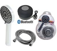 KIT DOCCIA BRIXO 'MUSIC' CROMO 3 POSIZIONI - SPEAKER BLUETOOTH