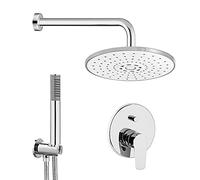 Kit Doccia Completo da Incasso con Miscelatore monocomando, soffione, doccetta e Presa d’Acqua con Flessibile