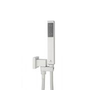 Kit doccia con supporto a muro in ottone cromato - Bossini Cube