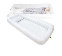 Kit Doccia da Comodino for Pazienti Allettati e Postoperatori, Vasca da Bagno Portatile da Comodino Adatta for L'assistenza Domiciliare, Doccia Gonfiabile Facile da Pulire