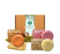 Kit Doccia da viaggio | Shampoo e bagnoschiuma + balsamo - Mangrovia