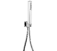 Kit doccia Jacuzzi quadro con doccino e presa acqua art. 0KC00904JA00 cromato