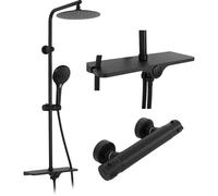 KIT DOCCIA MIKE NERO TERMOSTATO SKU REA-P0550
