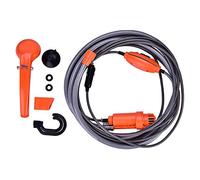 Kit doccia per esterni,Kit Doccia 12v, presa per auto 12V Kit doccia portatile per montaggio su veicolo per esterni Pompa doccia portatile in plastica per la pulizia dei viaggi in campeggio