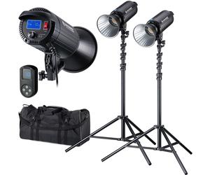 Kit doppio Bresser BR-200S COB LED