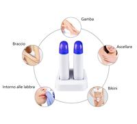 KIT DOPPIO SCALDACERA RULLO + RICARICA BASE PER STRISCE DEPILATORIE CERA CERETTA