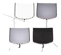 Kit Drapeau Manfrotto RapidExoframe 45x60cm leggero pieghevole con 4 teli