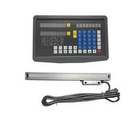 Kit DRO con lettura digitale a 2 assi con 3 encoder a lineare ad alta precisione 0-1000 mm for fresatrici, torni e macchine CNC fai da te