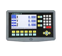 Kit DRO di lettura digitale LCD a 3 assi con sensore di lineare in vetro da 3 pezzi 0-1000 mm for tornio di fresatura Comodo per la lettura(250mm)