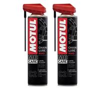 KIT DUE MOTUL C2 CHAIN ROAD Lubrificante Spray Catena Moto e Kart - 2 x 400ml