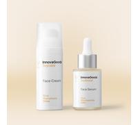 InnovaGoods® Set per la cura del viso con Riso, x1 siero per il viso, idrata, fornisce uniformità alla pelle, x1 crema viso idratante, rigenerante, ammorbidisce, illumina, dona elasticità. Tutti i