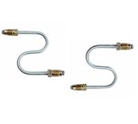 KIT DUE TUBO TUBI TUBAZIONE FRENO FRENI PICCOLO LATO DESTRO E SINISTRO PIAGGIO APE 50 ORIGINALE PIAGGIO