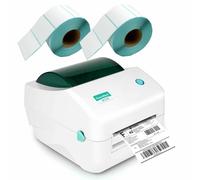 Kit DynaSun M8 Stampante con 2600 Etichette Termiche Adesive Stampa 100x50mm