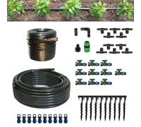 KIT ECO 100 MT IRRIGAZIONE MANICHETTA GOCCIOLANTE LEGGERA ORTO GIARDINO P30 cm