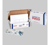 KIT ECO DOPPIO TASTO TELAIO e PLACCA CM.33 Sp.1,2 Cromata Pucci