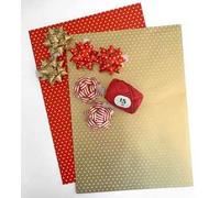 Kit Ecocarta Graphic Classic: Carta Regalo, Stelle E Nastri