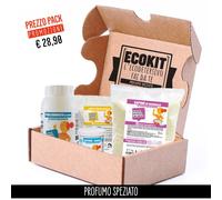 KIT ECODETERSIVO: SAPONE MARSIGLIA + PERCARBONATO + AC. CITRICO + SAPONE MOLLE