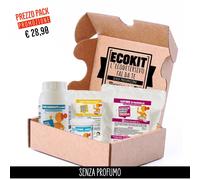 KIT ECODETERSIVO: SAPONE MARSIGLIA + PERCARBONATO + AC. CITRICO + SAPONE MOLLE