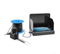 Kit ecoscandaglio con schermo IPS 195° grandangolare | Schermo IPS da 1500 nit, visione a 8 LED IR, chiara luce bassa, cavo da 15 m incluso, pesca da riva in barca