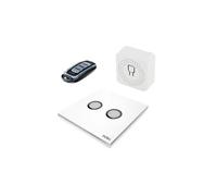 Kit edisio Garage con interruttore 2 pulsanti + telecomando 4 canali