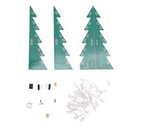 Kit educativo con luci a LED per il progetto di saldatura dell'albero di Natale 3D
