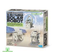 Kit Educativo Eco Engineering 3-in-1 Mini Solar Robot, Green Science