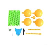 Kit educativo fai da te con sensore di vento, set completo di montaggio a banderuola con base e bussola per insegnare i principi di meteorologia nelle scuole