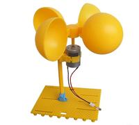 Kit educativo fai da te per turbina eolica con motore brushless DC Generatore Staffa Lama Direzione del vento Coda Design Per Scienza Apprendimento Fisica Conoscenza Progetto Casa