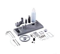 Kit educativo per modellini di motori in metallo con luce a LED Assemblare e scoprire i principi della potenza a vapore