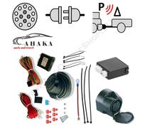 Kit Elettrico 13-poli con Centralina per Gancio di Traino per auto con CAN