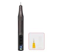 Kit elettrico 2 in 1 con lima elettrica ricaricabile senza fili, per unghie in gel acrilico, rimozione gel, manicure e pedicure con velocità regolabili (A)