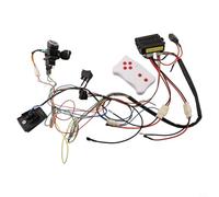 Kit elettrico per bambini con cavo e interruttore per auto con telecomando 2,4 G, modifica fai da te per bambini 6 V 12 V, compatibile con RX18 RX23 (RX18 6V)