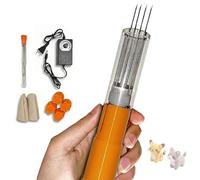 Kit elettrico per infeltrimento con ago per infeltrimento della lana, velocità regolabile, con culle per dita, aghi facili da cambiare per pittura e lavori artigianali in feltro