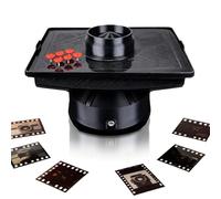 Kit elettrico per lo sviluppo di pellicole a casa, vassoio per sviluppo in camera oscura con base basculante automatica, rotazione in anteriore e all'indietro