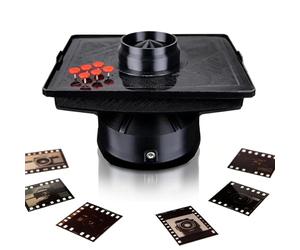 Kit elettrico per lo sviluppo di pellicole a casa, vassoio per sviluppo in camera oscura con base basculante automatica, rotazione in anteriore e all'indietro