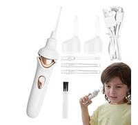 Kit Elettrico per Rimozione Cera Orecchio - Kit di Rimozione Della Cera USB Ricaricabile | Estrattore Sicuro Riutilizzabile Portatile per Bambini Adolescenti e Adulti a Casa Uso Quotidiano