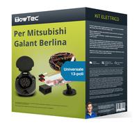 Kit elettrico uni 13 poli adatto per MITSUBISHI Galant Berlina, 92- TowTec Nuovo