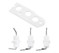 Kit elettrodi per scaldabagno senza serbatoio, 104000192-K, compatibile con modelli R75, R94, RC80, RC98, parte di ricambio per rilevazione fiamma