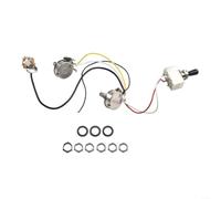 Kit Elettronica Chitarra 1Vol 1Tone 500K Metallo | Interruttore a levetta a 3 vie, 1 controllo volume 1 tono, pentole alfa 500K, connessioni pre-saldate