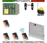 KIT ELETTRONICA SERRANDA AUTOMATICA CENTRALINA 4 RADIOCOM FOTOCEL LAMPEG ANTENNA