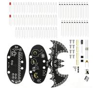 Kit elettronico di pipistrello fai da te per progetti di saldatura per | Tema di Halloween, pratica di saldatura, occhi luminosi inquietanti, progetto divertente per il fine settimana, grande idea