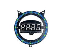 Kit Elettronico DIY con Orologio con LED Rotante DS1302, Display per Tempo e Temperatura, Progetto di Apprendimento per La Saldatura, Pratica di